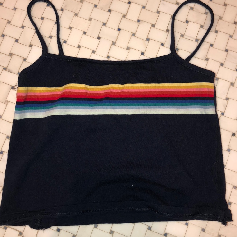 brandy melville cropped tank top